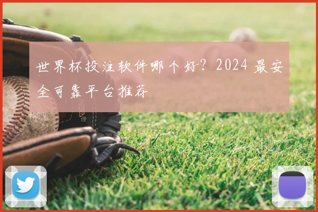 世界杯投注软件哪个好？2024 最安全可靠平台推荐