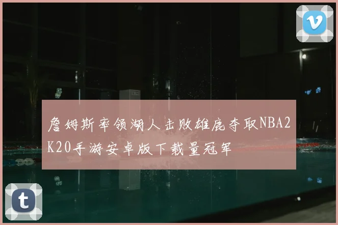 詹姆斯率领湖人击败雄鹿夺取NBA2K20手游安卓版下载量冠军