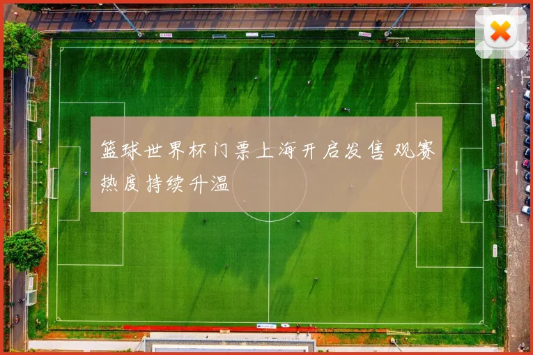 篮球世界杯门票上海开启发售 观赛热度持续升温